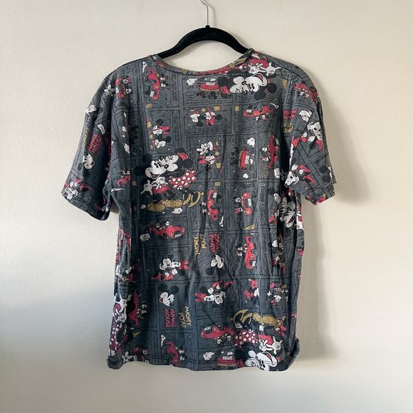 Zara Forever 21 Black Mickey Mouse Graphic Tee Shirt Size Medium - Picture 5 of 5